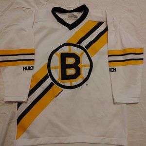 Vintage Hutch NHL Boston Bruins Boys Medium Jersey